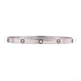 Cartier Love 6 Diamond Bracelet 18K White Gold and Diamonds Small