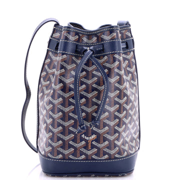 Goyard Petit Flot Bucket Bag Coated Canvas PM