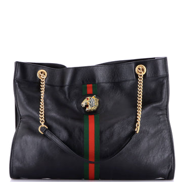 Gucci Rajah Chain Tote Leather Large