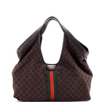 Gucci Giglio Tote GG Canvas Large