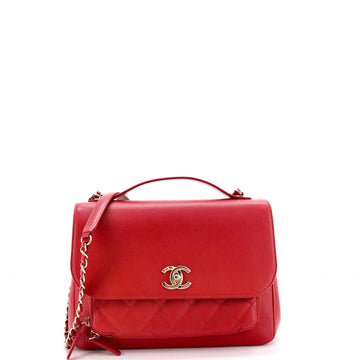 Chanel Business Affinity Flap Bag Quilted Caviar Large