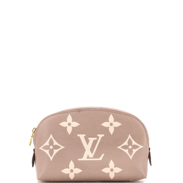 Louis Vuitton Cosmetic Pouch Bicolor Monogram Empreinte Giant
