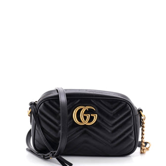Gucci GG Marmont Shoulder Bag Matelasse Leather Small