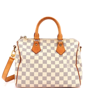 Louis Vuitton Speedy Bandouliere Bag Damier 25
