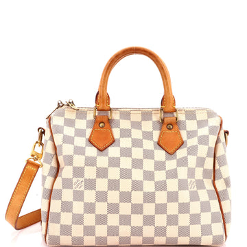 Louis Vuitton Speedy Bandouliere Bag Damier 25