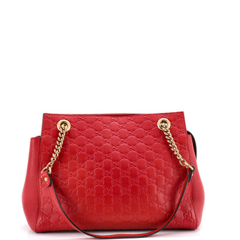 Gucci Soft Signature Shoulder Bag Guccissima Leather Medium