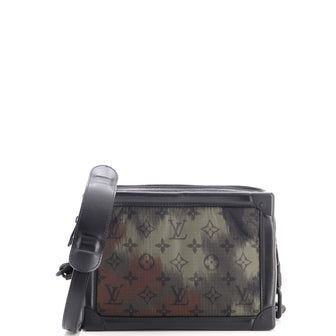 Louis Vuitton Soft Trunk Bag Limited Edition Camouflage Monogram Nylon