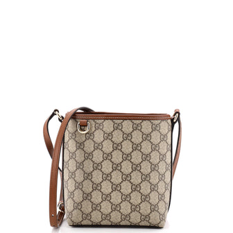 Gucci GG Emblem Bucket Bag GG Coated Canvas Nano