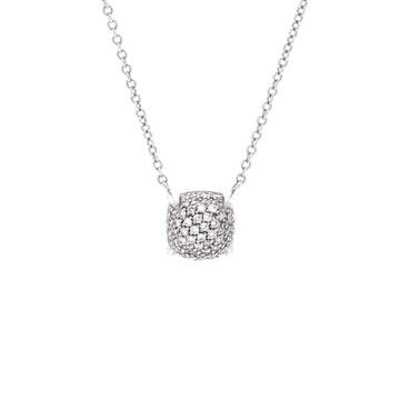 Tiffany & Co. Paloma Picasso Sugar Stacks Pendant Necklace 18K White Gold and Diamonds