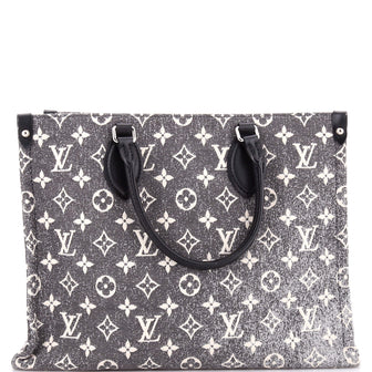 Louis Vuitton OnTheGo Tote Monogram Jacquard Denim MM