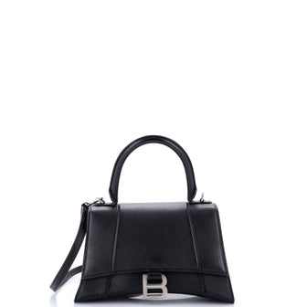 Balenciaga Hourglass Top Handle Bag Leather Small