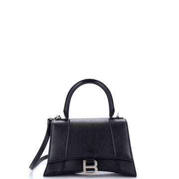 Balenciaga Hourglass Top Handle Bag Leather Small