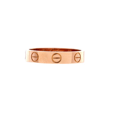 Cartier Love Wedding Band Ring 18K Rose Gold