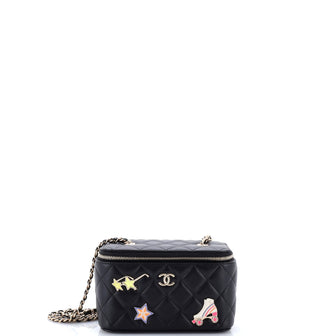 Chanel Hollywood Charms Classic Vanity Case with Chain Quilted Lambskin Small
