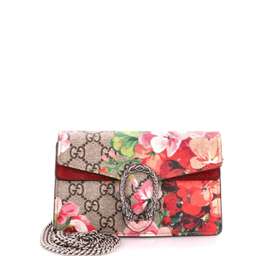 Gucci Dionysus Bag Blooms Print GG Coated Canvas Super Mini