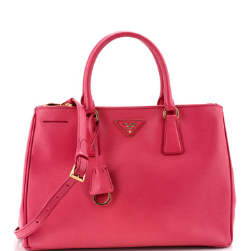 Prada Double Zip Lux Tote Saffiano Leather Medium