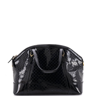 Gucci Nice Top Handle Bag Microguccissima Patent Medium