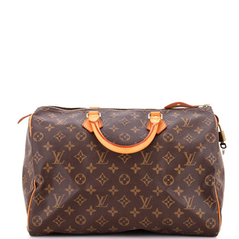 Louis Vuitton Speedy Handbag Monogram Canvas 35