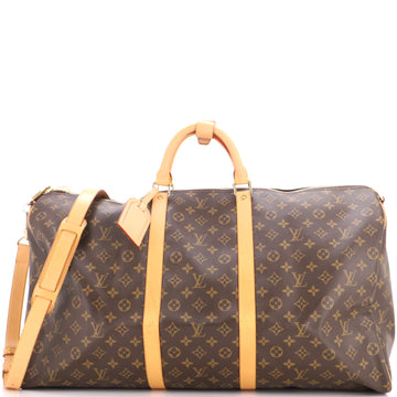 Louis Vuitton Keepall Bandouliere Bag Monogram Canvas 60