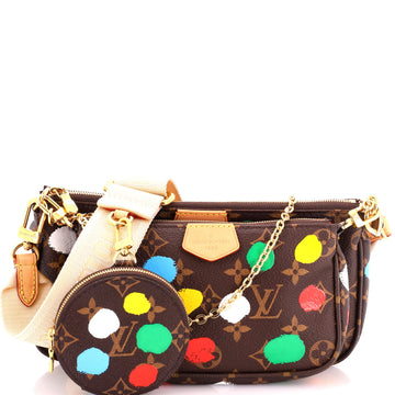 Louis Vuitton Multi Pochette Accessoires Yayoi Kusama Painted Dots Monogram Canvas