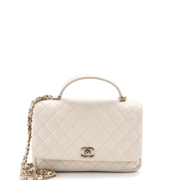 Chanel Citizen Chic Top Handle Bag Quilted Lambskin Small