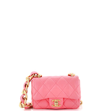 Chanel Funky Town Flap Bag Quilted Lambskin Mini