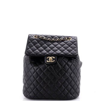 Chanel Urban Spirit Backpack Quilted Lambskin Large