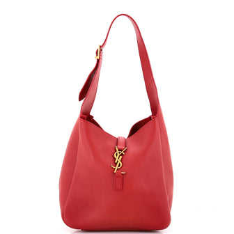 Saint Laurent Le 5 a 7 Supple Hobo Leather Small