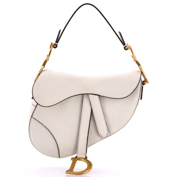 Christian Dior Saddle Handbag Leather Mini