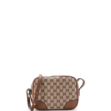 Gucci Bree Disco Crossbody Bag GG Canvas with Leather Mini