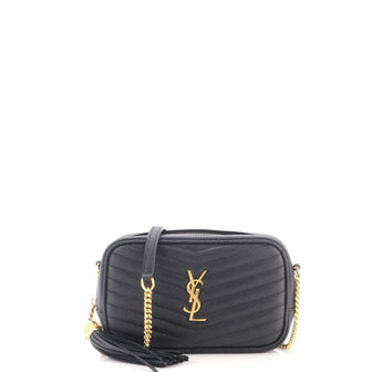 Saint Laurent Lou Camera Bag Matelasse Chevron Leather Mini