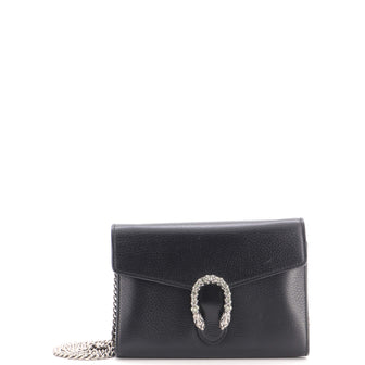 Gucci Dionysus Chain Wallet Leather with Embellished Detail Small