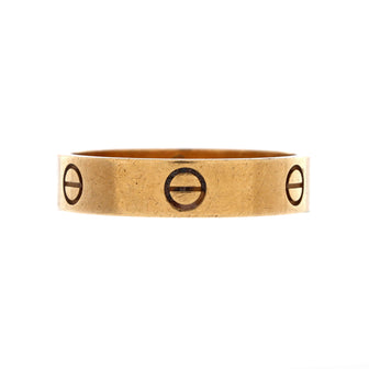 Cartier Love Band Ring 18K Yellow Gold