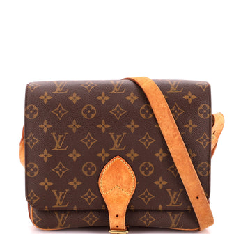Louis Vuitton Cartouchiere Handbag Monogram Canvas GM