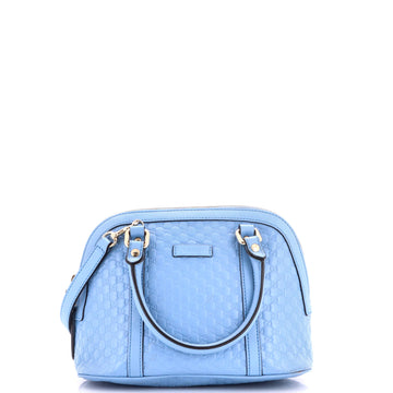 Gucci Convertible Dome Satchel Microguccissima Leather Mini