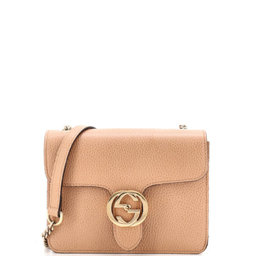 Gucci Interlocking Shoulder Bag Leather Small