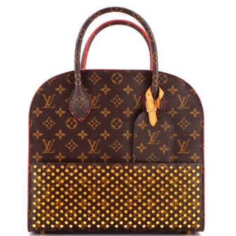 Louis Vuitton x Christian Louboutin Shopping Bag Calf Hair and Monogram Canvas