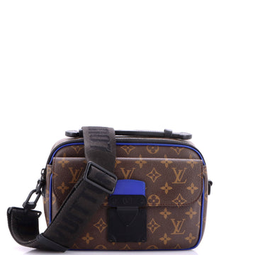 Louis Vuitton S Lock Messenger Bag Macassar Monogram Canvas