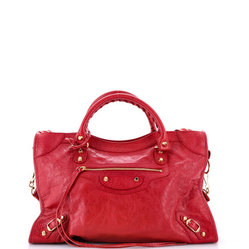 Balenciaga City Classic Studs Bag Leather Medium