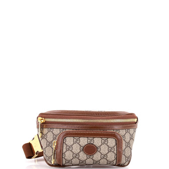 Gucci Interlocking G Patch Belt Bag GG Coated Canvas Large