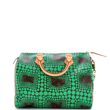Louis Vuitton Speedy Handbag Limited Edition Kusama Town Monogram Canvas 30