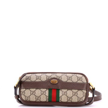 Gucci Ophidia Crossbody Bag GG Coated Canvas Mini