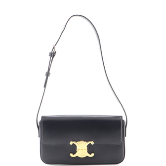 Celine Triomphe East-West Shoulder Bag Smooth Calfskin