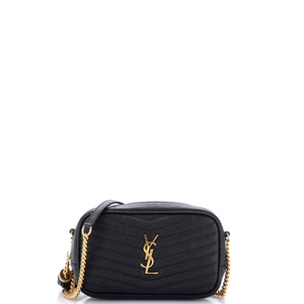 Saint Laurent Lou Camera Bag Matelasse Chevron Leather Mini
