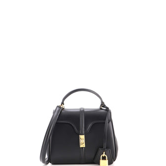 Celine 16 Top Handle Bag Smooth Calfskin Mini