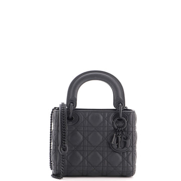 Christian Dior Ultra Matte Lady Dior Chain Bag Cannage Quilt Calfskin Mini