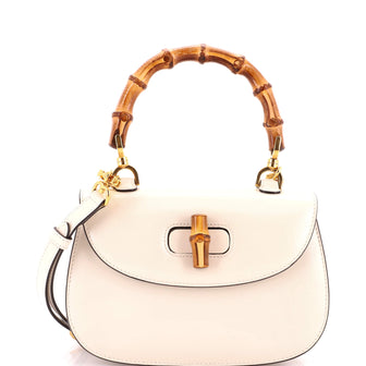 Gucci Bamboo 1947 Top Handle Bag Leather Small