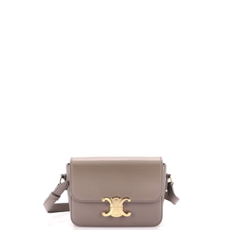 Celine Triomphe Shoulder Bag Smooth Calfskin Teen