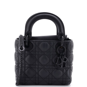 Christian Dior Ultra Matte Lady Dior Chain Bag Cannage Quilt Calfskin Mini