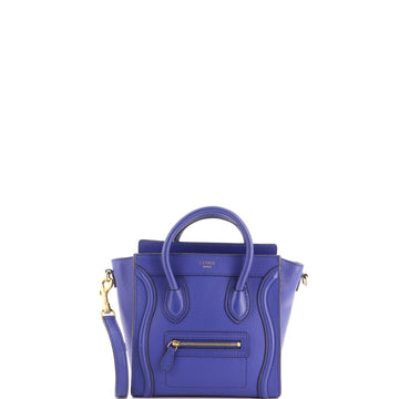 Celine Luggage Bag Grainy Leather Nano
